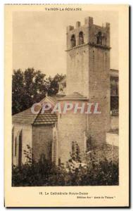 Old Postcard Vaison La Romaine The Notre Dame Cathedral