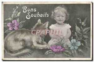 Old Postcard Fun Children Chat