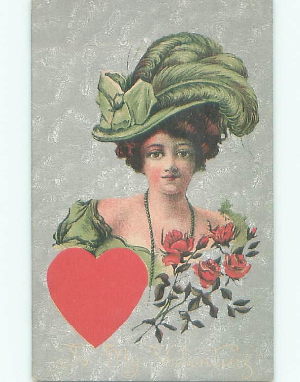 Divided-Back VALENTINE DAY SCENE Great Postcard W8016