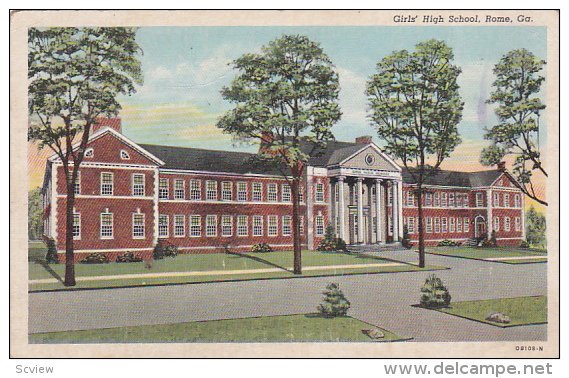 Girl's High School , ROME , Georgia , PU-1943