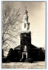 Mount Berry GA RPPC Photo Postcard The Berry Schools Mount Berry Chapel c1950's