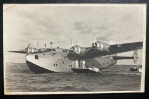 Mint Real Picture Postcard Pan American Yankee Clipper At Marseille France