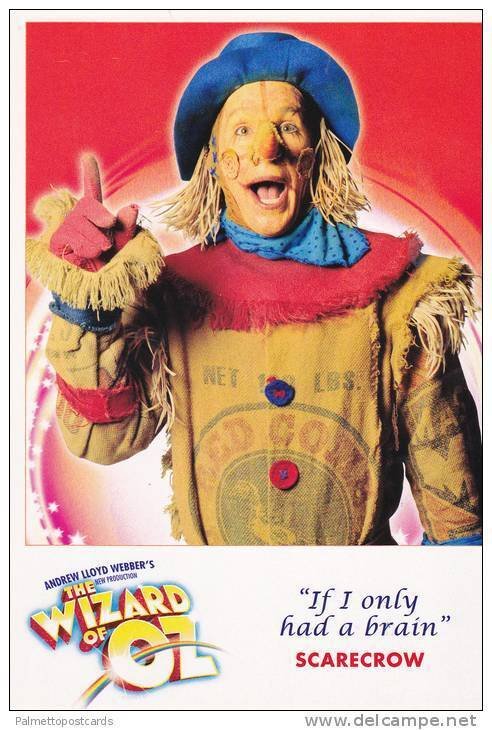 Andrew Lloyd Weber Production, The Wizard of Oz, SCARECROW, London Palladium ...