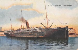 Buenos Aires Ship Writing on back 