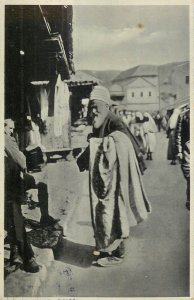 Bosnia and Herzegovina Sarajevo ethnic barker type street seller 1935 postcard