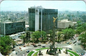 Mexico City  MARIA ISABEL-SHERATON HOTEL Independence Monument  4X6 Postcard