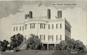 Knox Mansion Thomaston Maine ME Postcard Antique DB UNP Unused  