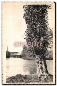 Old Postcard Fresnay sur Sarthe Edges of the Sarthe