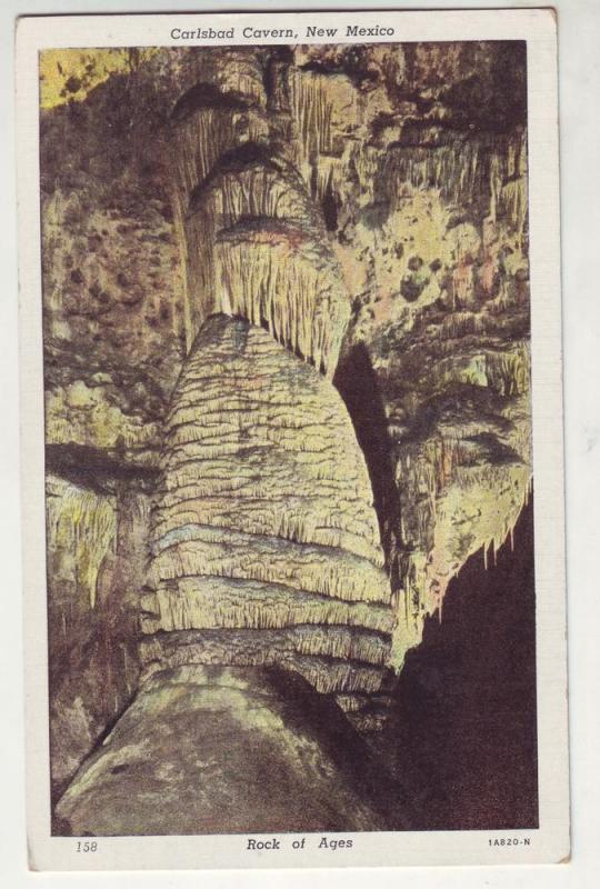 PC11 JLs postcard carlsbad cavern rock of ages nm