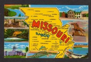 MISSOURI State Map Lamar Noel Fortwood Moberly PC MO