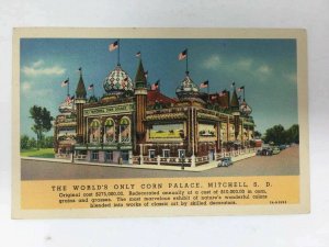 The World's Only Corn Palace Postcard Mitchell SD Advertising South Dakota