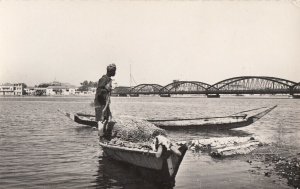 Senegal Saint-Louis Faidherbe bridge photo postcard