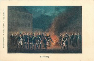 Studentika Germany Heidelberg fencing school students torchlight procession 1900 