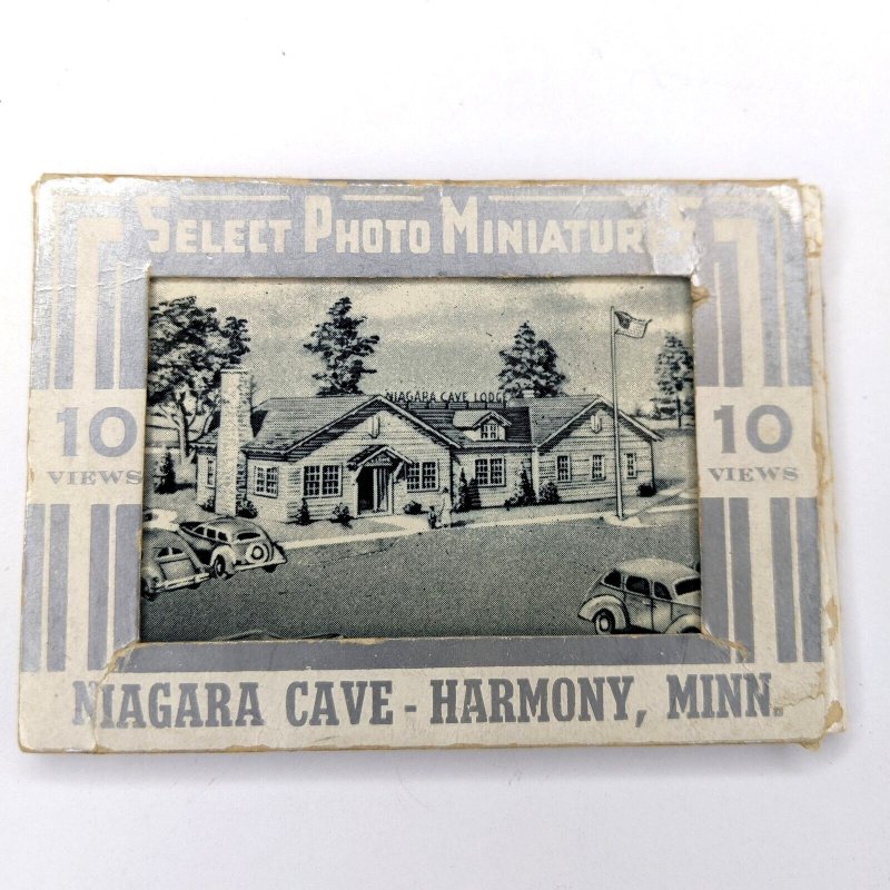 c1940s Harmony, MN Niagara Cave 10 Photo Views PC Set Near Decorah Cresco IA A20