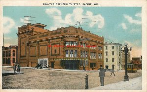 WI, Racine, Wisconsin, Orphem Theatre, 1917 PM, EA Bishop Pub No 2184 