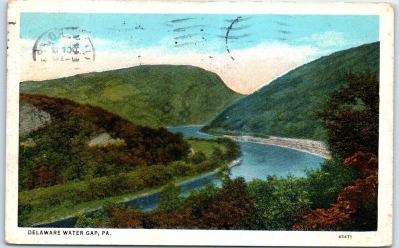 Postcard - Delaware Water Gap - Pennsylvania