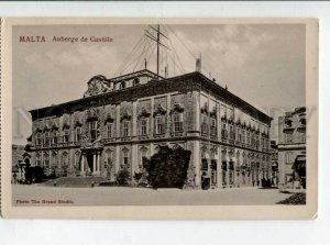 3126608 MALTA Auberge de Castille Vintage postcard