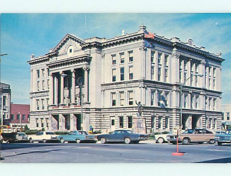 Unused Pre1980 OLD CARS & COURT HOUSE Greencastle Indiana IN v3450