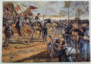 Rick Reeves Prelude Appomattox Station Va Union Cavalry Civil War Postcard P20