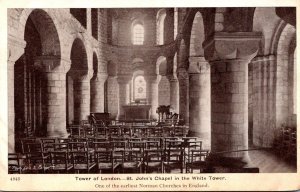 England London The Tower Of London St John's Chapel In The White Tower