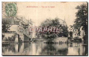 Old Postcard Montargis Canal View