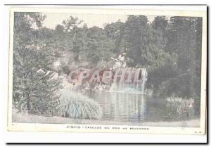 Paris (16th) Postcard Old Cascade Bois de Boulogne