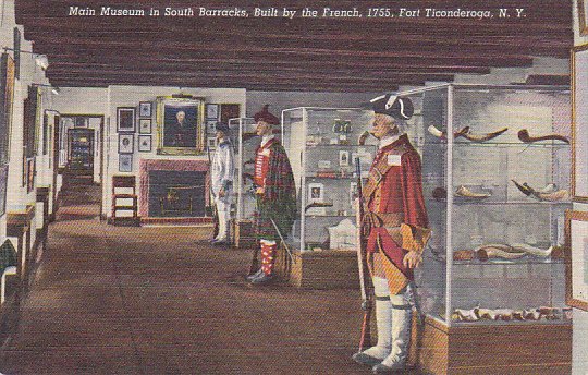 Main Museum In South Barracks Built By French 1755 Fort Ticonderoga New York ...