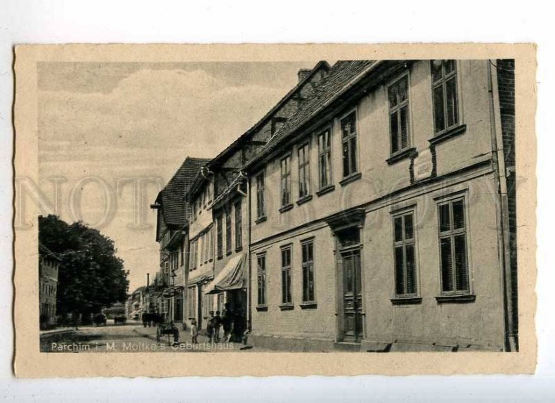 233130 GERMANY PARCHIM Moltke Birthplace Vintage postcard