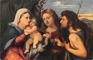 Palma Vechio, Maria mit dem Kinde, Johannes er Taufer und die beil Katbarina ...