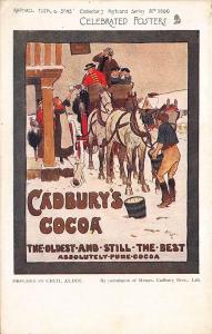 Raphael Tuck Celebrated Posters Cadbury's Cocoa Artist Cecil Aldin Postcard