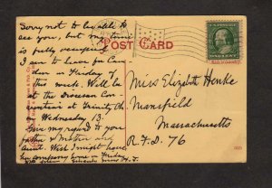 MA St Pauls Church P. E. Brookline Mass Massachusetts Postcard Episcopal