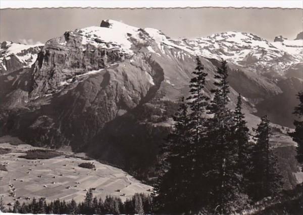 Switzerland Panorama von Ristis-Station Der Titlis 1954 Photo