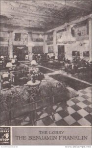Pennsylvania Philadelphia The Benjamin Franklin Hotel Lobby 1941