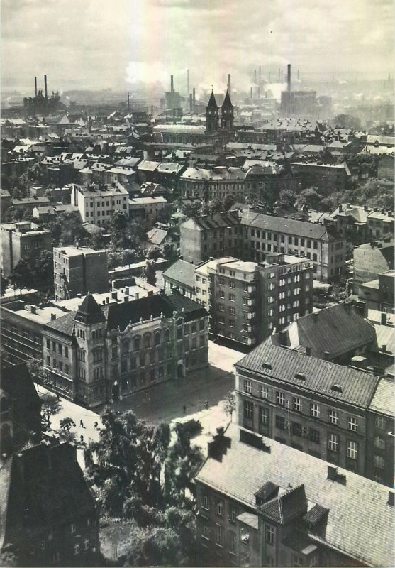 Postcard CZECH REPUBLIC Ostrava la coeur d'acier de la republique panoramic view