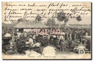 Old Postcard Horse Riding Equestrian Cavaillon Racetrack Le weighing TOP