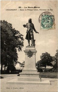 CPA CHAUMONT - Statue de Philippe Lebon l'Inventeur du Gaz (104701)