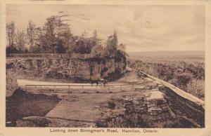 Looking Down Strongman's Road - Hamilton ON, Ontario pm 1912
