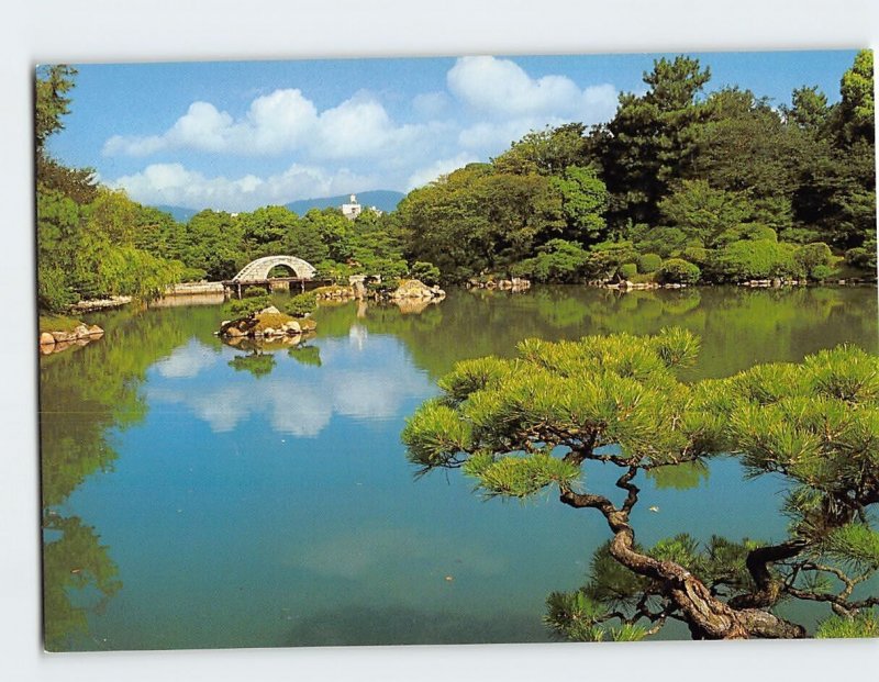 Postcard Shukkei En Garden Hiroshima Japan