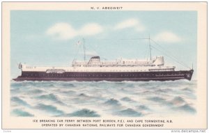 MV Abegweit, Ice Breaking Car Ferry, Canada, 1930-40s