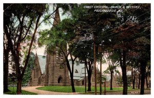Postcard CHURCH SCENE Pougkeepsie New York NY AP7258