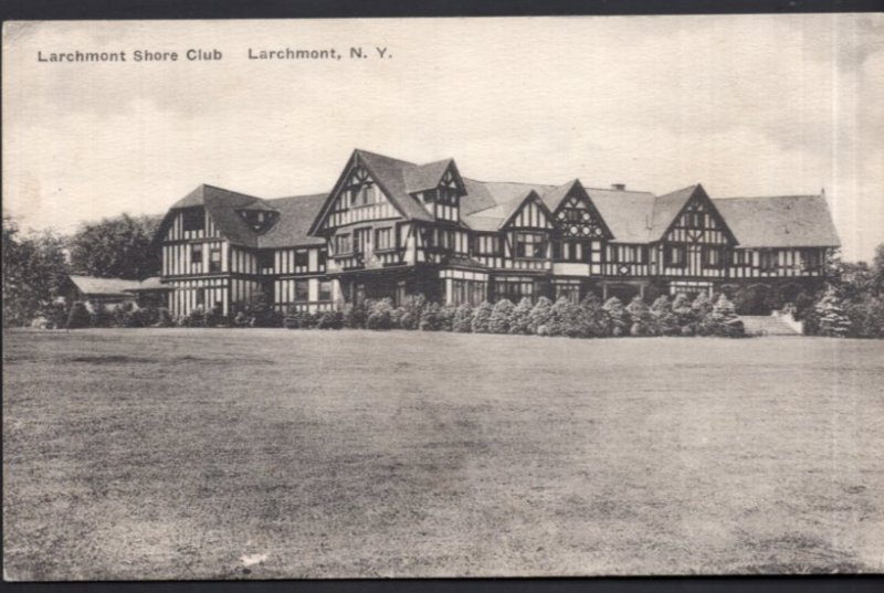 New York LARCHMONT Shore Club - pm1936 - Divided Back