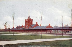 Postcard Early View of Union Passenger RR Station in Cedar Rapids, IA.     S7