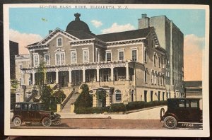 Vintage Postcard 1930-1945 The Elks Home, Elizabeth, New Jersey (NJ)