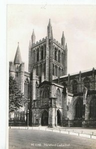 Herefordshire Postcard - Hereford Cathedral  - Real Photograph   ZZ3286