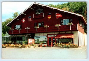 HONESDALE, PA ~ Roadside THE ALPINE Wurst Meat Restaurant 1991 ~ 4x6 Postcard