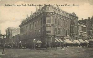 VT, Rutland, Vermont, Savings Bank, Center Street