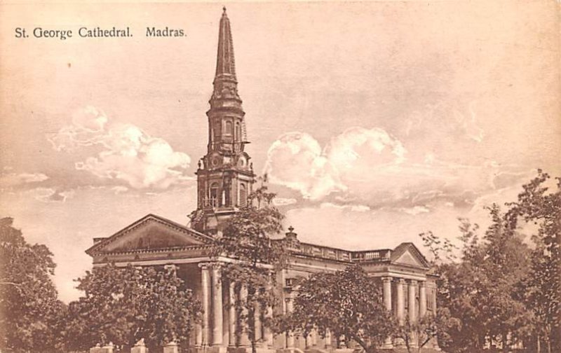 St George Cathedral Madras India Unused 