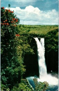 Rainbow Falls in Hilo Hawaii Postcard posted 1963