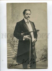 3021920 Italian Violinist ARMANDO ZANIBONI autograph Vintage