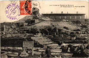 CPA Puy de Dome Les Ruines du Temple de Mercure FRANCE (1288516)